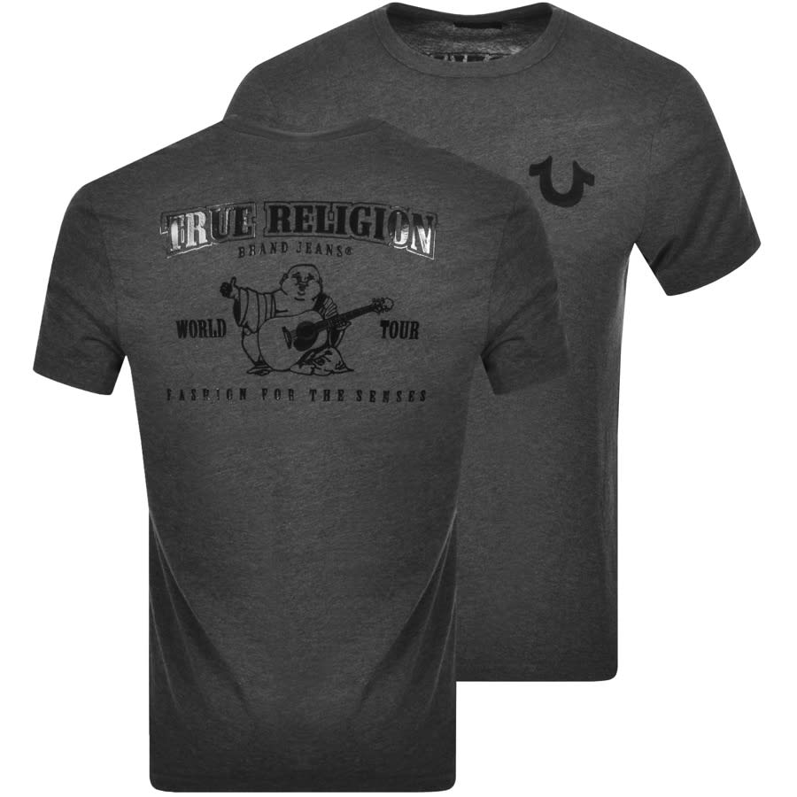 Alternative Image for ProductTrue Religion Buddha Logo T Shirt Grey1